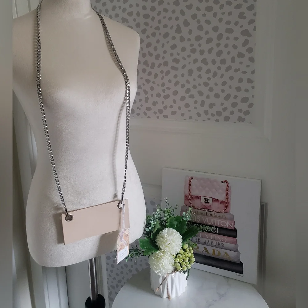 Leather Wallet insert with chain - Picture 2 of 10